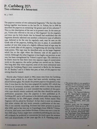 Demotic Texts from the Collection (The Carlsberg Papyri, vol. 1)