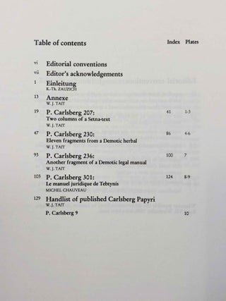 Demotic Texts from the Collection (The Carlsberg Papyri, vol. 1)[newline]M0800b-02.jpg