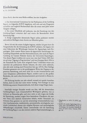 Demotic Texts from the Collection (The Carlsberg Papyri, vol. 1)
