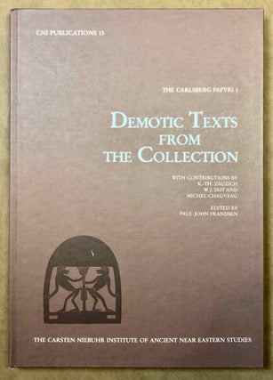 Item #M0800b Demotic Texts from the Collection (The Carlsberg Papyri, vol. 1). FRANDSEN Paul John...[newline]M0800b.jpg