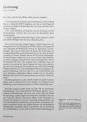 Demotic Texts from the Collection (The Carlsberg Papyri, vol. 1)