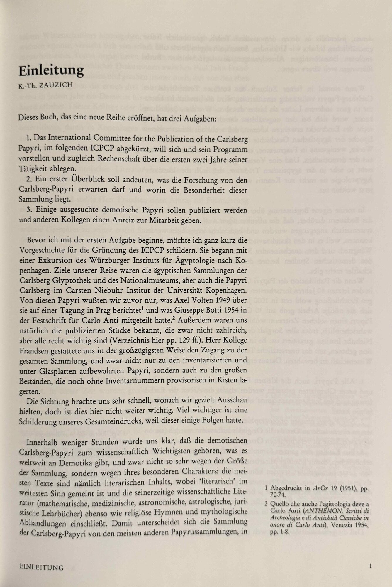 Demotic Script Book Demotic Texts from the Collection The Carlsberg Papyri, vol. 1 ...