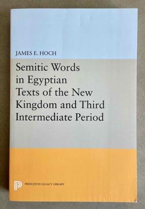 Item #M0810a Semitic words in Egyptian texts of the New Kingdom &3rd I.P. HOCH James E[newline]M0810a-00.jpeg