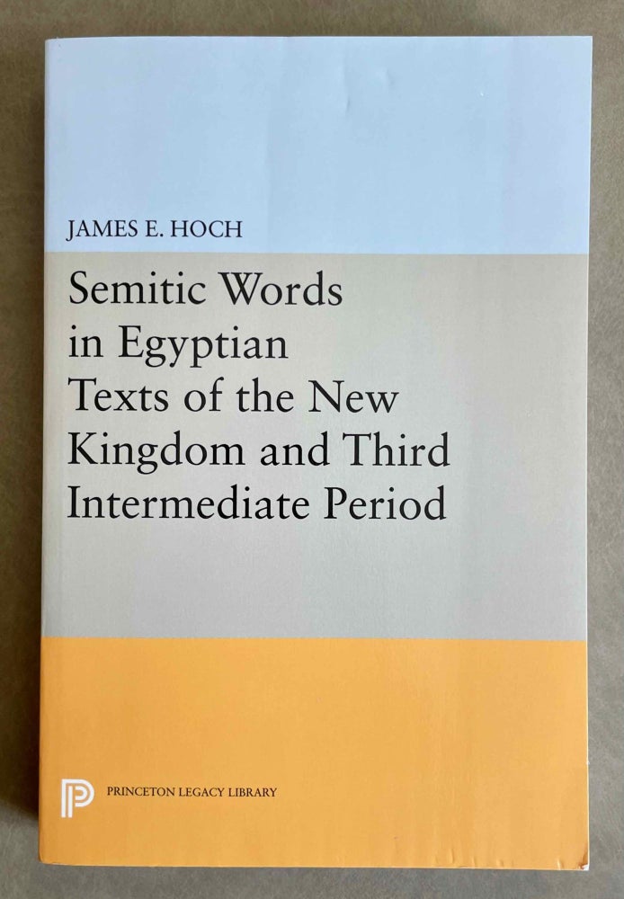Item #M0810a Semitic words in Egyptian texts of the New Kingdom &3rd I.P. HOCH James E.[newline]M0810a-00.jpeg