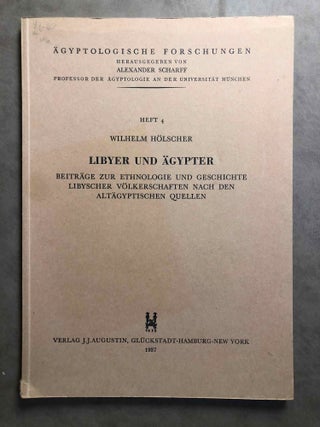 Item #M0816b Libyer und Ägypter. HÖLSCHER W