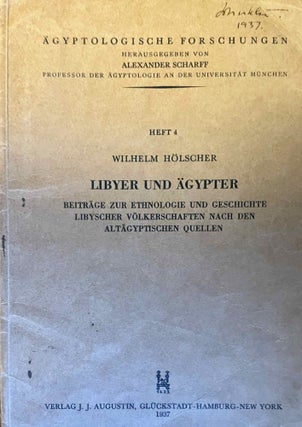 Item #M0816c Libyer und Ägypter. HÖLSCHER W