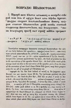 The Coptic version of the New Testament in the Southern dialect otherwise called Sahidic and Thebaic. Vol. VI: The Acts of the Apostles[newline]M0817c-05.jpg