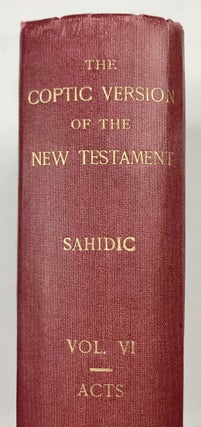 The Coptic version of the New Testament in the Southern dialect otherwise called Sahidic and Thebaic, 7 volumes (complete set)[newline]M0817d-39.jpeg