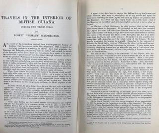 R.H. Shomburgk's Travels in Guiana and on the Orinoco during the Years 1835-1839. According to His Reports and Communications to the Geographical Society of London.[newline]M0819-02.jpg