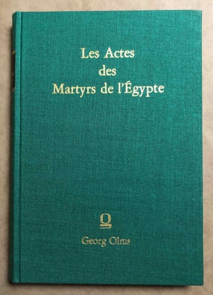 Item #M0836a Les actes des martyrs de l'Egypte, tirés des manuscrits coptes de la Bibliothèque...[newline]M0836a.jpg