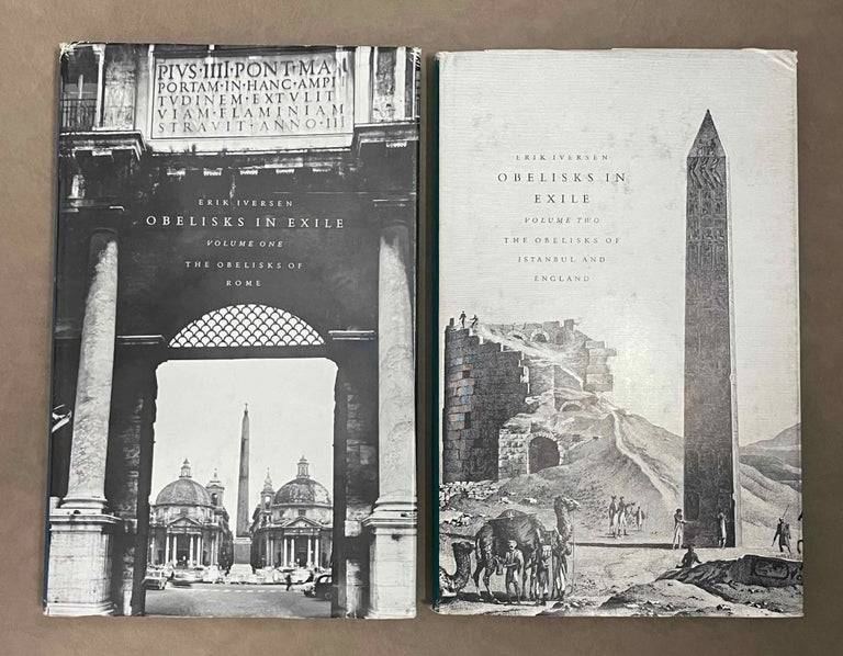 Item #M0838i Obelisks in exile. Vol. I: The obelisks of Rome. Vol. II: The obelisks of Istanbul and England (complete set). IVERSEN Erik.[newline]M0838i-00.jpeg