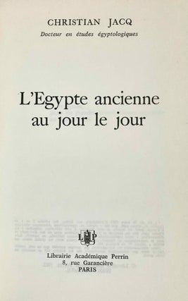 L'ancienne Egypte au jour le jour[newline]M0843-01.jpeg