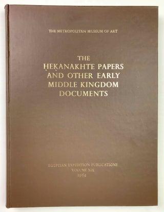 Item #M0851c The Hekanakhte papers. JAMES Thomas Garnet Henry[newline]M0851c-00.jpeg
