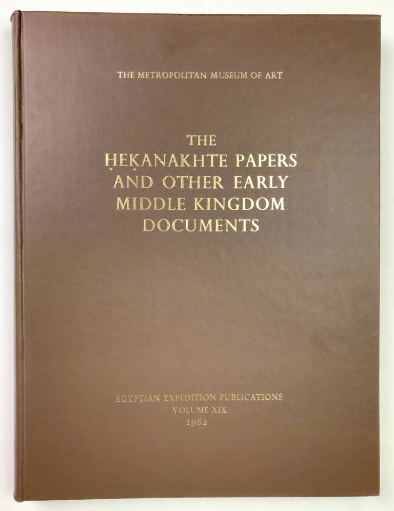 Item #M0851c The Hekanakhte papers. JAMES Thomas Garnet Henry.[newline]M0851c-00.jpeg