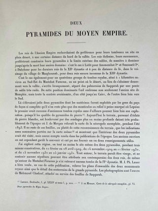 Deux pyramides du Moyen Empire