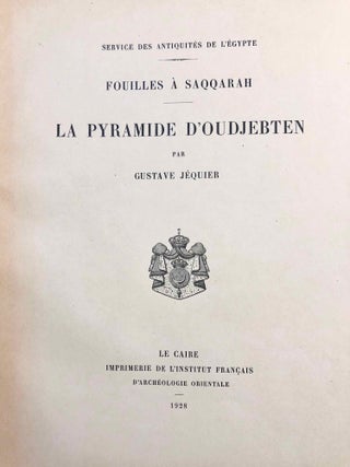 La pyramide d'Oudjebten