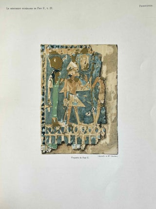 Item #M0862e Le monument funéraire de Pépi II. Tome I: Le tombeau royal. Tome II: Le temple....