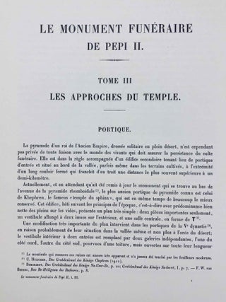 Le monument funéraire de Pépi II. Tome III: Les approches du temple[newline]M0864d-04.jpg