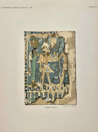 Item #M0864e Le monument funéraire de Pépi II. Tome III: Les approches du temple. JEQUIER Gustave
