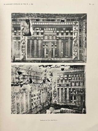 Le monument fun&eacute;raire de P&eacute;pi II. Tome III: Les approches du temple