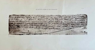 Item #M0865c Le papyrus Prisse et ses variantes. Papyrus de la Bibliothèque Nationale (Nos. 183...[newline]M0865c-00.jpeg