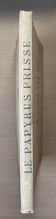 Item #M0865e Le papyrus Prisse et ses variantes. Papyrus de la Bibliothèque Nationale (Nos. 183...[newline]M0865e-00.jpeg