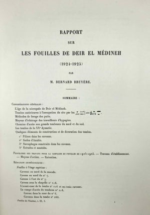 Rapport sur les fouilles de Deir el-Medineh (1924-1925)[newline]M0868a-04.jpeg