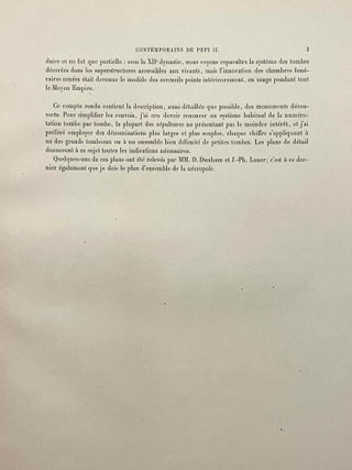 Tombeaux de particuliers contemporains de Pépi II