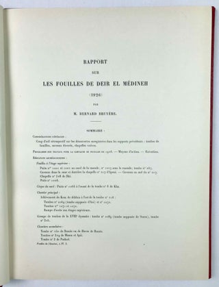 Rapports sur les fouilles de Deir el-Medineh (1926)[newline]M0874a-03.jpeg