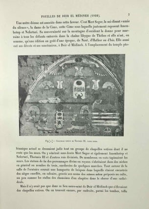 Rapports sur les fouilles de Deir el-Medineh (1926)