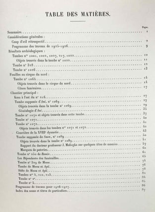 Rapports sur les fouilles de Deir el-Medineh (1926)