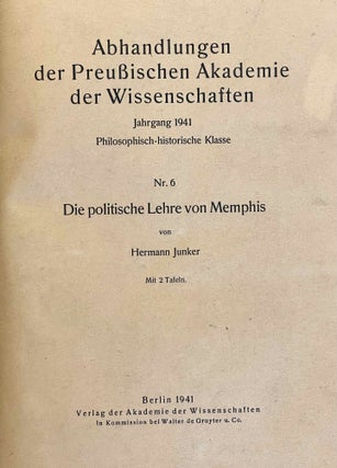 Die politische Lehre von Memphis