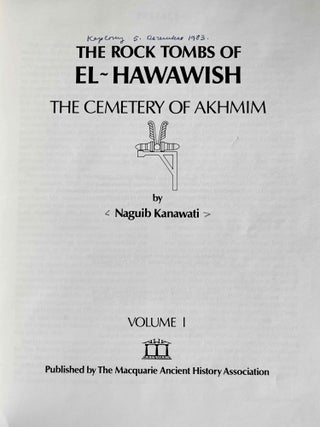 The rock-tombs of el-Hawawish, the cemetary of Akhmim. Vol. I to X (complete set)[newline]M0894b-02.jpeg