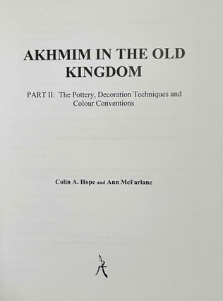 Akhmim in the Old Kingdom. Part I: Chronology and administration. Part II: Pottery, Decoration Technique and Colour Conventions (complete set)[newline]M0897a-06.jpeg