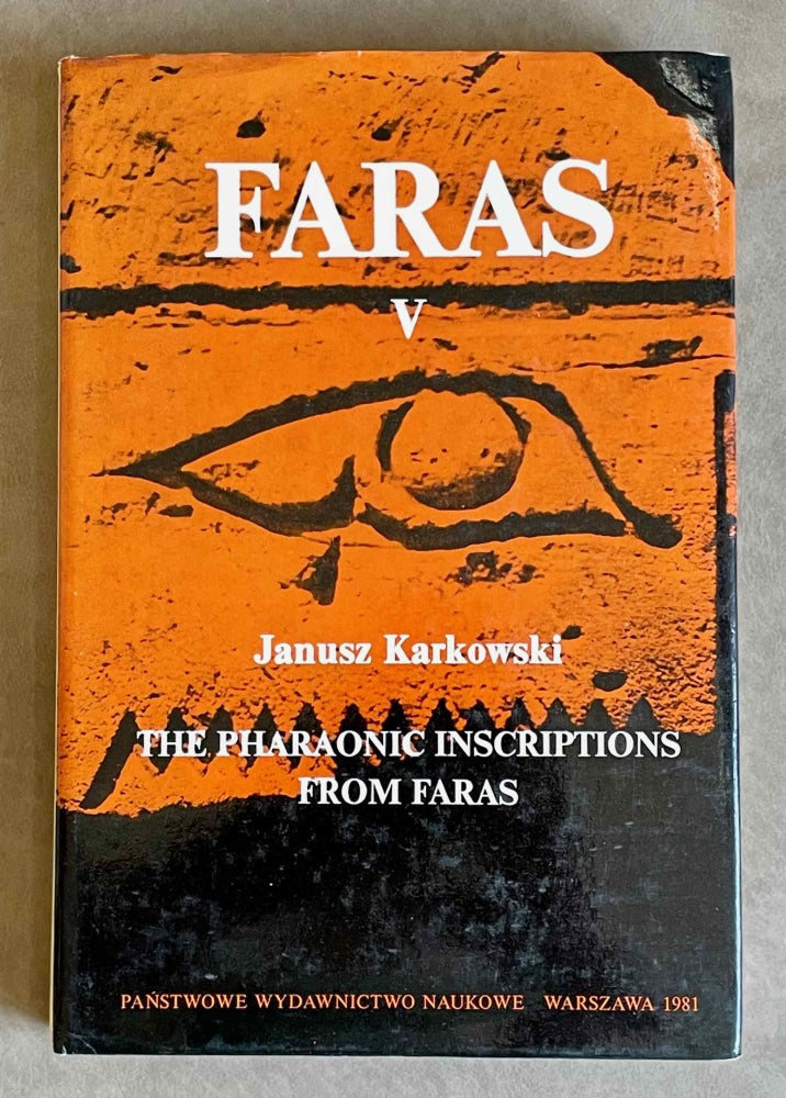 Item #M0898 The Pharaonic Inscriptions from Faras. (Faras V). KARKOWSKI Janusz.[newline]M0898-00.jpeg