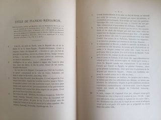 Choix de textes égyptiens. Traductions inédites de François Chabas publiées par P.J. de Horrack.[newline]M0901a-06.jpg