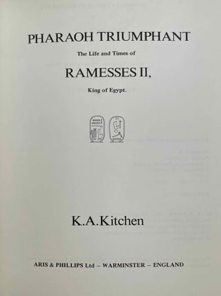 Pharaoh triumphant. The life and times of Ramesses II King of Egypt.[newline]M0927e-01.jpeg