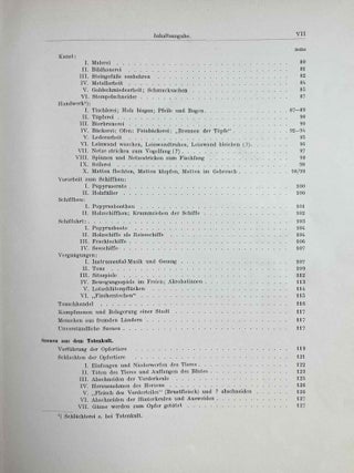 Die Reliefs des alten Reiches (2980 - 2475 vor Chr.) & Die Reliefs und Malereien. Band I: des mittleren Reiches (VII - XVII Dynastie). Band II: des neuen Reiches (XVIII - XX Dynastie) (complete set)