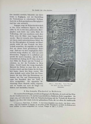 Die Reliefs des alten Reiches (2980 - 2475 vor Chr.) & Die Reliefs und Malereien. Band I: des mittleren Reiches (VII - XVII Dynastie). Band II: des neuen Reiches (XVIII - XX Dynastie) (complete set)
