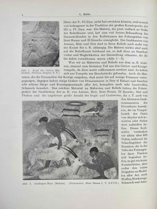 Die Reliefs des alten Reiches (2980 - 2475 vor Chr.) & Die Reliefs und Malereien. Band I: des mittleren Reiches (VII - XVII Dynastie). Band II: des neuen Reiches (XVIII - XX Dynastie) (complete set)