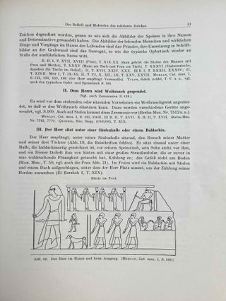 Die Reliefs des alten Reiches (2980 - 2475 vor Chr.) & Die Reliefs und Malereien. Band I: des mittleren Reiches (VII - XVII Dynastie). Band II: des neuen Reiches (XVIII - XX Dynastie) (complete set)