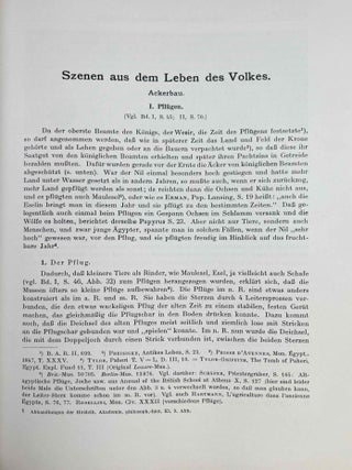 Die Reliefs des alten Reiches (2980 - 2475 vor Chr.) & Die Reliefs und Malereien. Band I: des mittleren Reiches (VII - XVII Dynastie). Band II: des neuen Reiches (XVIII - XX Dynastie) (complete set)