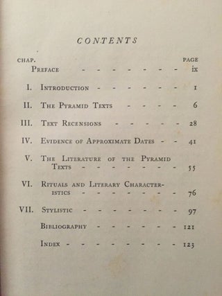 Literary criticism of the Pyramid texts