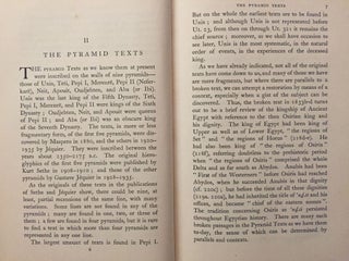 Literary criticism of the Pyramid texts