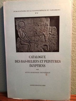 Item #M0931a Ny-Carlsberg Glyptotek. Catalogue des bas-reliefs et peintures égyptiens....[newline]M0931a.jpg