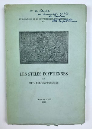 Item #M0933b Ny-Carlsberg Glyptotek. Les stèles égyptiennes. KOEFOED-PETERSEN Otto[newline]M0933b-00.jpeg
