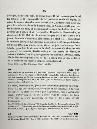 Ny-Carlsberg Glyptotek. Les st&egrave;les &eacute;gyptiennes.[newline]M0933b-03.jpeg