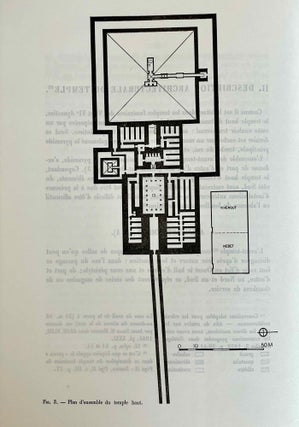Le temple haut du complexe funéraire du roi Ounas