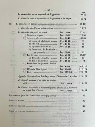 Le temple haut du complexe funéraire du roi Ounas