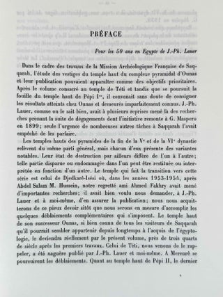 Le temple haut du complexe fun&eacute;raire du roi Ounas[newline]M0942k-03.jpeg